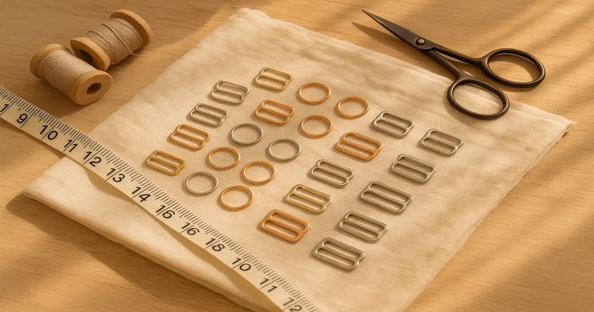 Bra Strap Clips Explained: Sliders, Rings & Lingerie Hardware