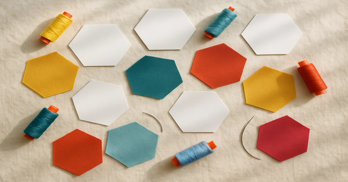 Hand Sewing a Quilt Top With Larger Paper Pieces: EPP Guide