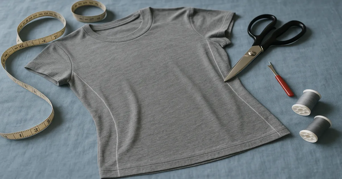 How to Downsize a T-Shirt While Keeping It Looking Normal