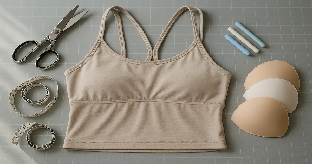 How to Downsize a Top with Built-In Bra Pads