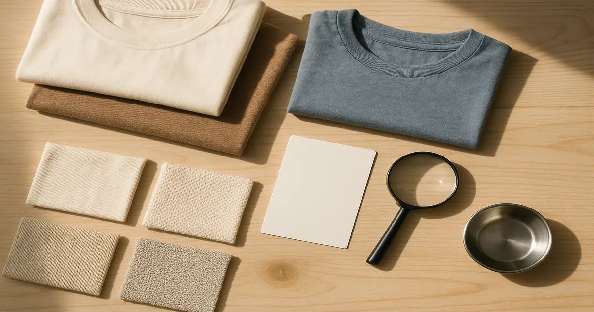 How to Identify Fabric Type in a Tee Before Altering It