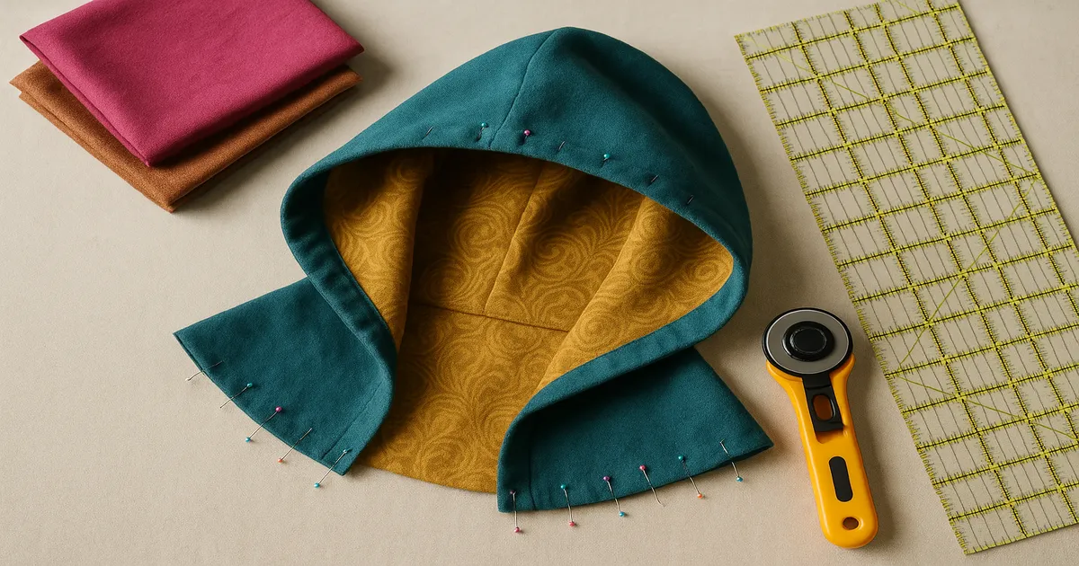 How to Line a Hood with a Different Fabric Inside