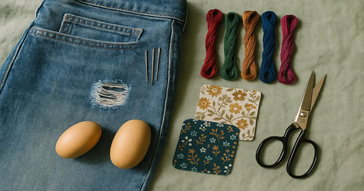 How to Sew a Hole: 4 Repair Methods That Actually Work