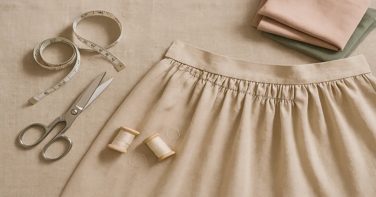 How to Sew a Gathered Skirt: Step-by-Step Guide
