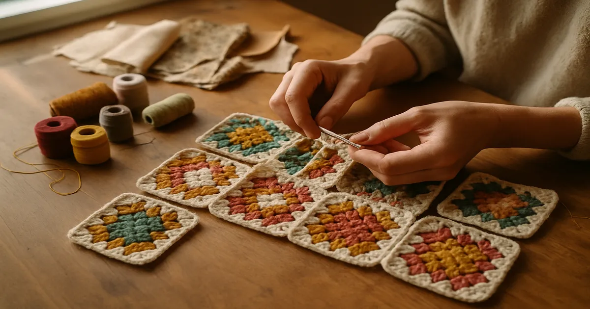 How to Sew Granny Squares Together: 4 Methods