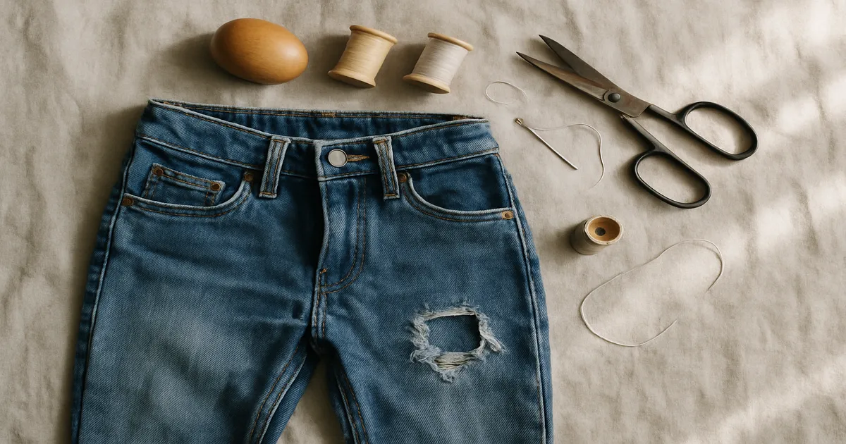 How to Sew a Hole in Pants: 4 Easy Repair Methods