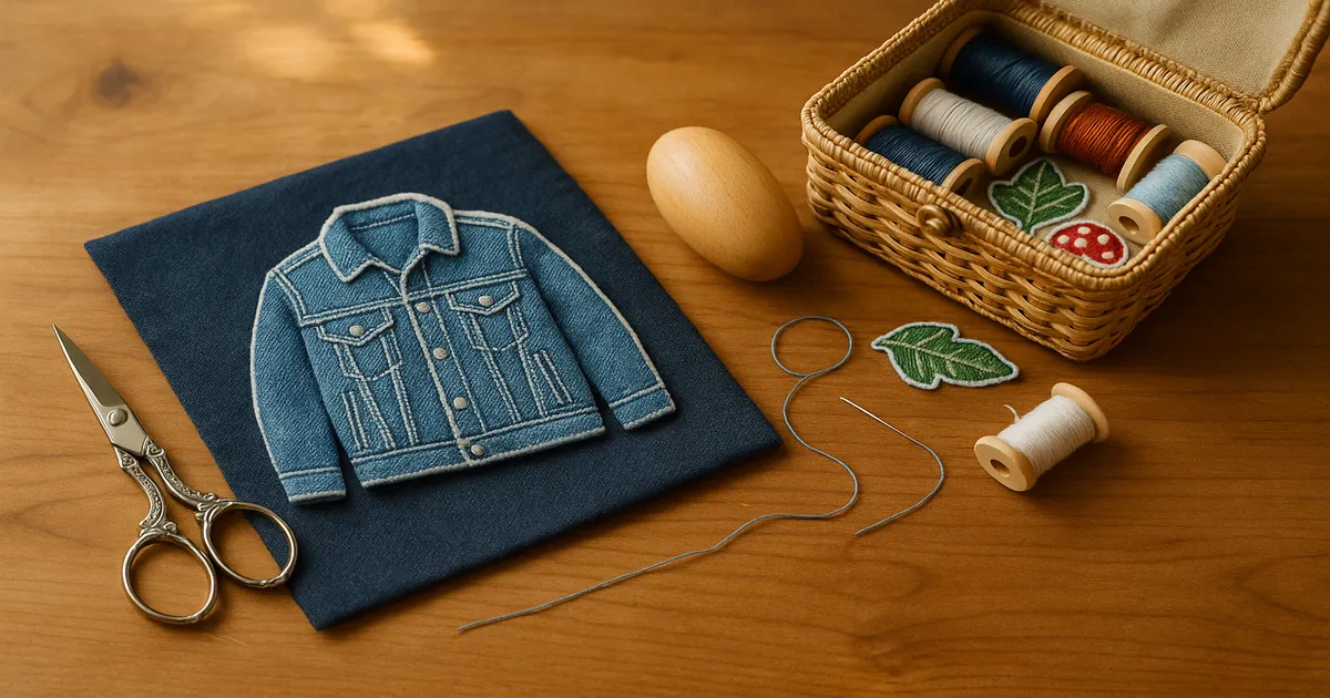 How to Sew On a Patch: Hand & Machine Methods