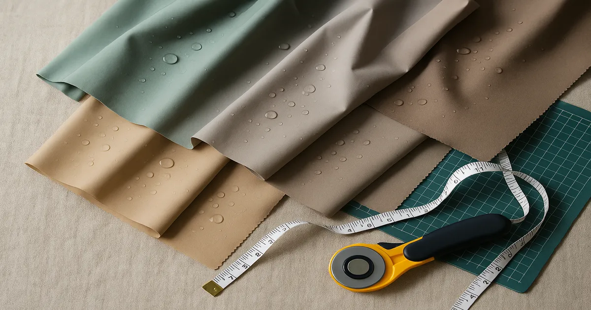 Soft Waterproof Fabric Types: How to Identify & Sew Them